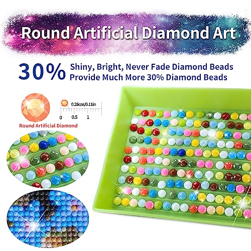 JATOK Diamond Painting Kit for Adults, Bird, 27.5 x 15.7 in - color: Quartz Gray