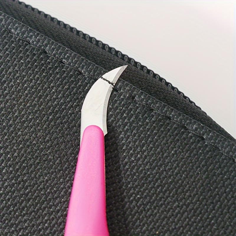 2pcs Seam Ripper with Purple Plastic Handle, Cutting Tool, Sewing Craft Needle and Thread Tool - color: 2pcs