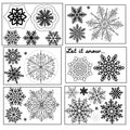 Water Soluble Embroidery Patterns Stabilizers, Stick and Stitch Embroidery Transfers Paper Tear Away Embroidery Stabilizer with Fun Designs for Stitching, Flowers and Animals (DogsCatsBunnies) - color: Snowflakes X3