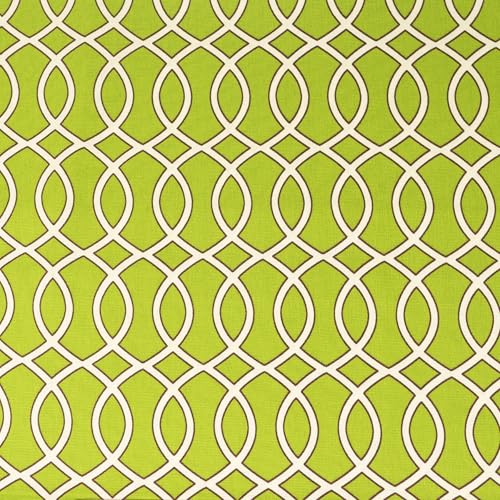 Stitch & Sparkle 100% Cotton Duck Cloth Print 45" Wide, DIY Project, Craft & Quilt Fabric for Sewing, Upholstery Home Décor, Cut by the Yard, Ogee Green - color: Ogee Green, size: Cut by the yard