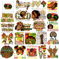 Black Girl Iron on Transfers Heat Transfer Viny 21pcs - color: Fall-20