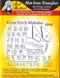 Cross Stitch Alphabet Aunt Martha's Hot Iron Embroidery Transfer
