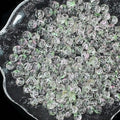 8mm Hand-Drawn Glass Beads Bulk 200pcs Pink Green Round - color: Green&Pink 8mm