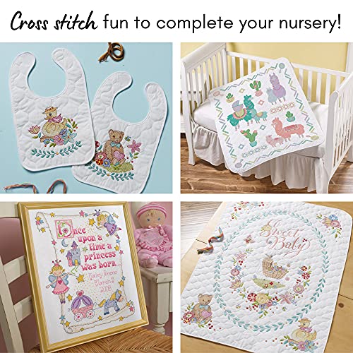 Bucilla 46309E My First Stitch Cross Stitch Kit, 3", Cat - size: 3"