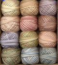 Valdani Embroidery Floss 3-Strand Cotton 12-Ball Muddy Monet Collection