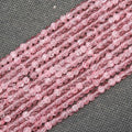 400PCs 4mm Pink Crackle Glass Beads Bulk, Round Smooth Hole Glass Crystal Beads for Jewelry Making, DIY Bracelets, Necklaces, Bag Charms, Keychains and Craft Projects - color: Pink Crackle, size: 4MM