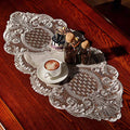 ARTABLE Small Macrame Lace Table Runner Vintage Embroidery 16 x 35 Inch - size: 16 x 35 Inch