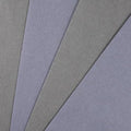 KCS 4/6 pc of 12" x 18"(30cmx45cm) 18CT Counted Cotton Aida Cloth Cross Stitch Fabric (4 pc,Light Steel Grey+Medium Grey) - color: Light Steel Grey+medium Grey, size: 4 pc