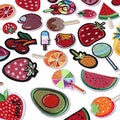J.CARP Fruit Embroidered Iron on Patch for Clothes, Iron-on Patches/Sew-on Appliques Patches for Clothing, Jackets, Backpacks, Caps, Jeans - color: Theme Fruit