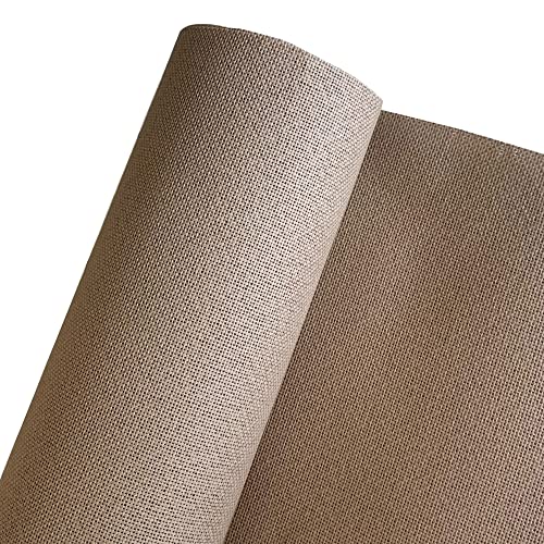 25 Count Evenweave Embroidery Fabric Cross Stitch Cloth, Deep Khaki, W59″ x L20″ - color: Deep Khaki, size: W59″ x L20″