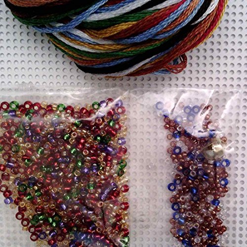 Reindeer Games Beaded Counted Cross Stitch Christmas Ornament Kit Mill Hill 2016 Winter Holiday MH181631