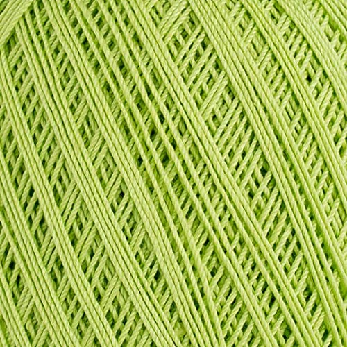 Yarn Art 1 Skein YarnArt Violet,100 Mercerized Cotton Yarn Threads Crochet Lace Hand Knitting Yarn Embroidery Arts Crafts (Green 5352) - color: 5352