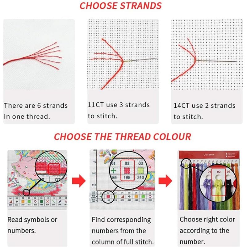 JOYSEWING Bird Owl Printed Cross Stitch Kit for Adult,Full Range of Cross-Stitch Stamped Kits Needlepoint Kits for Beginners Embroidery Kits 11CT Cross Stitch Patterns- (Owl(11CT) 21.65 ×17.72 inch) - color: Owl(11CT) 21.65 ×17.72 inch