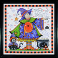 Design Works Crafts Trick or Treat Counted Cross Stitch Kit