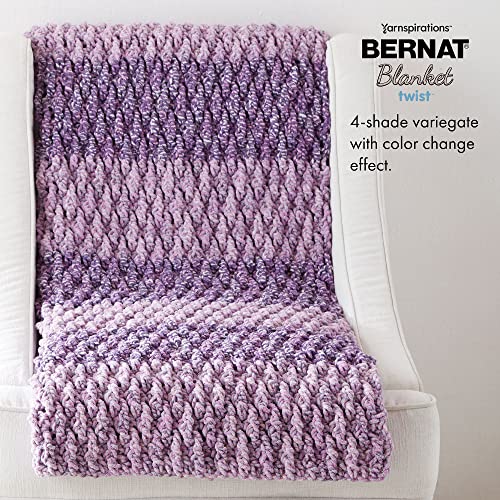 Bernat Blanket Twist Yarn for Crocheting & Knitting, Making Waves, 2-Pack - color: Making Waves, size: 2 Pack, style: BLANKET TWIST