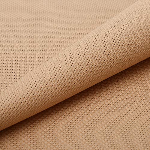 Aida Cloth 14 Count Cross Stitch Fabric,19×28inch (14CT, Khaki) - color: Khaki, size: 14CT