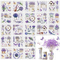 Noveread 20 Sheets Lavender Rub on Transfers for Crafts and Furniture