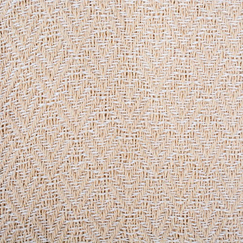 DII Diamond Throw Collection Cotton Woven, 50x60, White - color: White