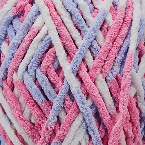 BERNAT BABY BLANKET YARN 300G 10.5 OZ, PINK BLUE OMBRE - color: Pink/Blue Ombre, size: 1 Pack