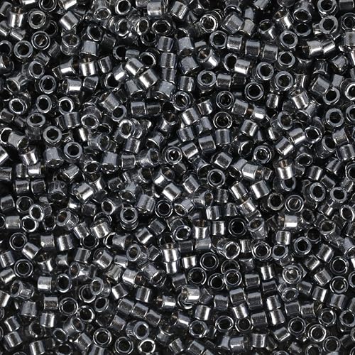 Miyuki Delica Seed Beads - color: DB2394 - Fancy Platinum-Lined