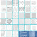 33 Pcs Plastic Sashiko Stencil 4.7 X 4.7 Inch Geometric Sashiko Pattern Template for Drawing Line Quilting Stencil Sewing Hand Quilting and Embroidery and Design Creativity DIY - color: White