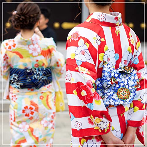 Japanese Style Fabric Squares Fat Quarters Cotton Bundle, Bright Style - color: Bright Style