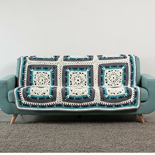 Bernat Blanket Super Bulky Yarn, 5.3oz, Guage 6 Super Bulky, Light Teal - color: Light Teal, size: Small Ball