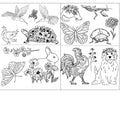Water Soluble Embroidery Patterns Stabilizers, Stick and Stitch Embroidery Transfers Paper Tear Away Embroidery Stabilizer with Wildflower Patterns for Embroidery, Fun Designs (Animals_B) - color: House Pets (2)
