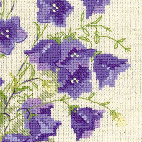 RIOLIS 1557 Bellflower Counted Cross Stitch Kit 8 x 8 in