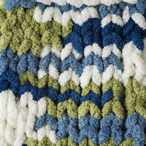 Bernat Blanket Yarn, 5.3 oz, Oceanside, 1 Ball - color: Oceanside, size: Small Ball
