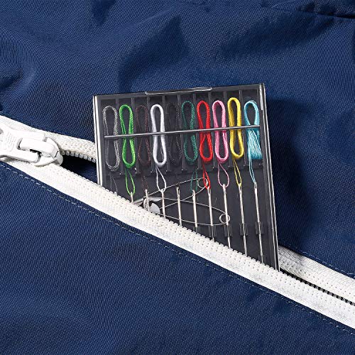 HESTYA 20 Pcs Pre-Threaded Sewing Needles Kit with Case - style: Rich Color