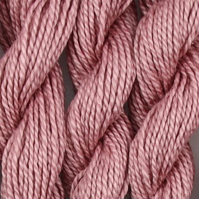KCS 25 M/Skein Mercerized Pearl Cotton Crochet Needlepoint Thread,Size 5,6 skeins,Antique Mauve vy it - color: Antique mauve vy it