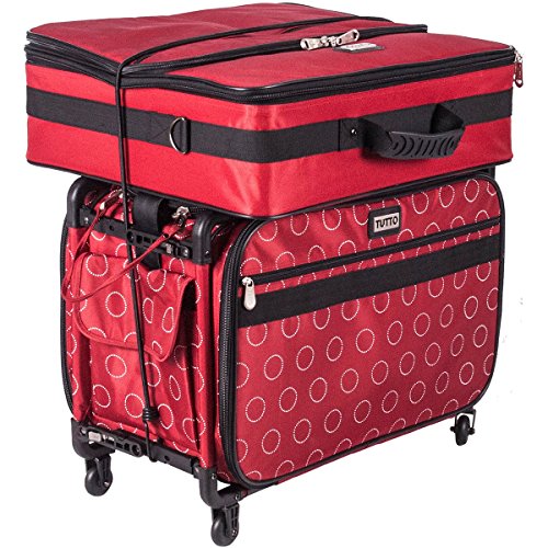 Tutto Machine On Wheels - color: Red W/Dotted Circles, size: 22-Inch