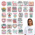Rngmsi 30 Pcs Book Lover Dtf Transfers Ready to Press Iron on Tranfers - style: Book Lover
