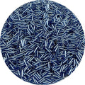 90g Glass Bugle Beads 7x2mm Embroidery Tube Glass Spacer Bulk Small Craft Long Beads for Necklaces Bracelets Earrings DIY Jewelry Making(Light Blue) - color: Light Blue