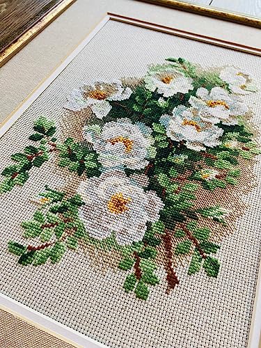 RIOLIS 1351 White Briar Counted Cross Stitch Kit 8.25 x 11.75 in - style: White Briar 1351
