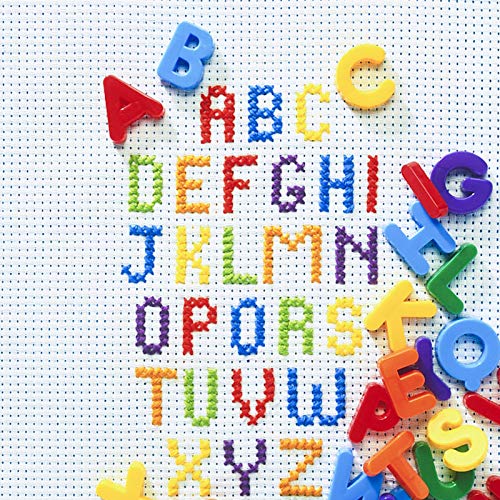 Similane 6pcs Aida Cloth 14 Count Cross Stitch Fabric,White,12 by 18 Inch - color: White
