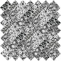 50pcs 10 x 10 inches Cotton Fabric Bundle-Black and White - color: Black and White, size: 10” x 10”