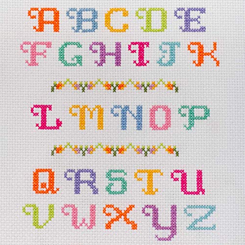 Aida Cloth 14 Count Cross Stitch Fabric 12×18inch 6 Pieces 3 Colors (Natural+Khaki+Tan)