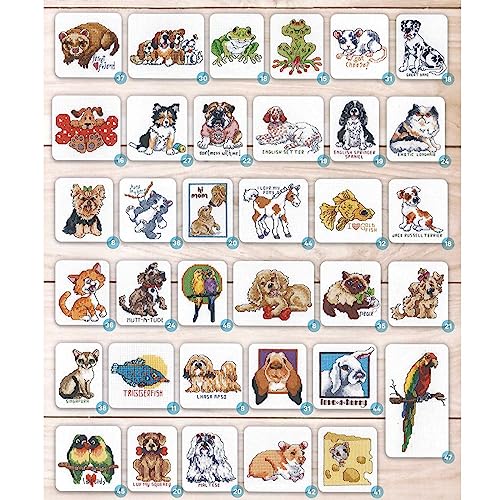 LEISURE ARTS Cross Stitch Luvable Pets Cross Stitch Book, Patterns, Books, Pattern Book, Design Books, Design Books