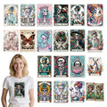 20 Pcs Butterfly Funny DTF Transfers Ready to Press - style: Tarot Cards