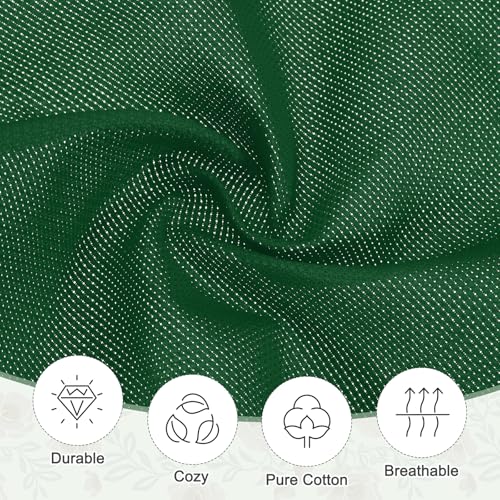 PATIKIL 14 Count Cross Stitch Cloth 19"x28", Embroidery Cotton Fabric DIY Cross Stitch for Handmade Needlework Art Crafts Machine Embroidery, Light Green - color: Light Green, size: 19"x28"