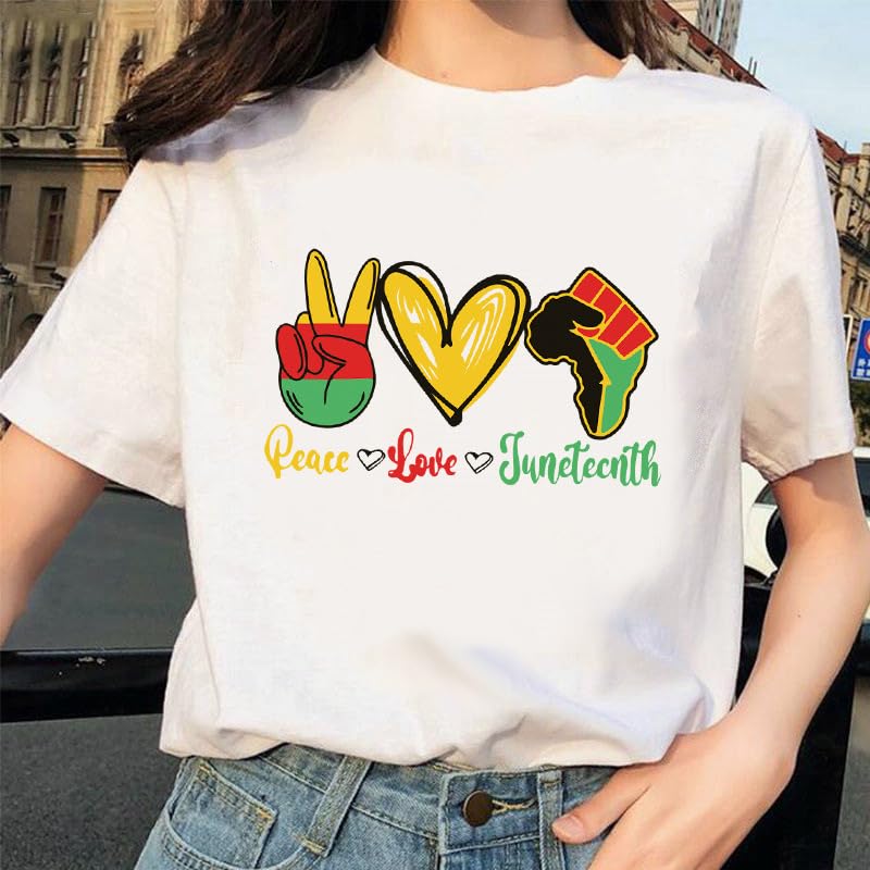 Juneteenth Iron on Heat Transfer HTV Vinyl Sticker Black Women Iron on Patches for Clothes Juneteenth 1865 Black History Design Heat Thermal Press Decals Washable Juneteenth Patches for DIY Craft 4Pcs - color: Juneteenth C