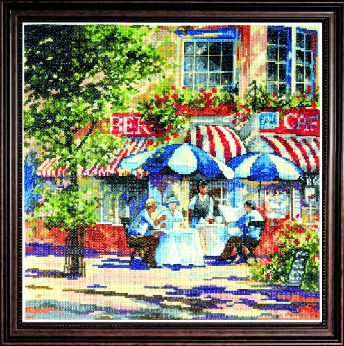 Design Works Crafts Cafe in The Sun Counted Cross Stitch Kit