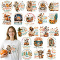 Dazoratix Fall Christian Iron on Transfers - 20 Sheets Religious Autumn DTF Ready to Press Bible Verse Jesus Pumpkin Heat Patches Faith Stickers Vinyl Decals for T Shirts Clothes Pillow Bag DIY Crafts - style: Fall Christian