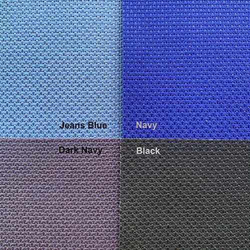 Aida Cloth 14 Count Cross Stitch Fabric,19×28inch (14CT,Dark Navy) - color: Dark Navy, size: 14CT