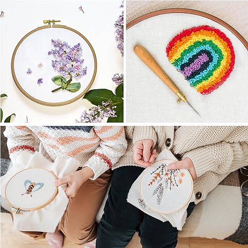 12 PCS White Embroidery Fabric, Pre-Cut Natural Cotton Embroidery Cloth Fabric, 4 Sizes Embroidery Cloth Squares for Embroidery Garment Craft (5.9 to 11.8inch) - color: White, size: 5.9 to 11.8 inch