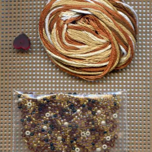 Mill Hill Lion Heart - Fridge Magnet - Cross Stitch Kit