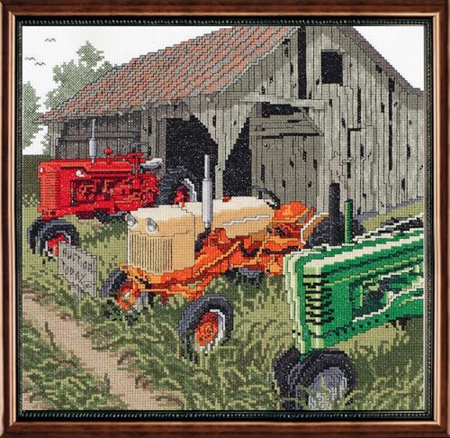 Janlynn Counted Cross Stitch Kit, Auction Day 11-1/4" x 10-1/2"
