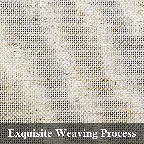 Aida Cloth Big Size 18 Count, Light Oatmeal Cross Stitch Fabric, 59 inch by 36 inch (59 inch by 1 Yard) - color: Light Oatmeal, size: 59" x 36"